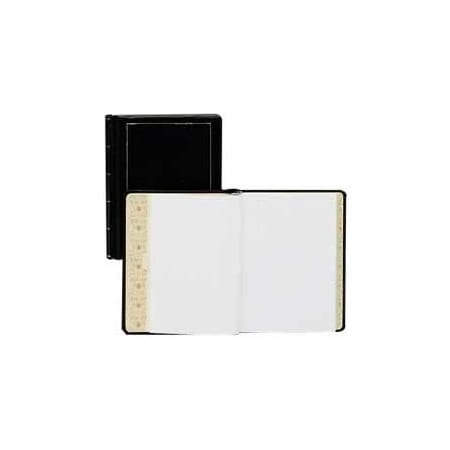 Wilson Jones Wilson Jones Minute Book, 8-1/2" x 14", Black Leather Cover, 250 Pages/Book 39531